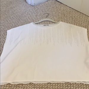 NWOT Size Small White Zara Blouse